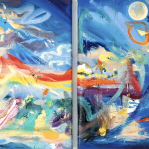 'Albedo' Oil painting on canvas (diptych) (Location - Argentina)
