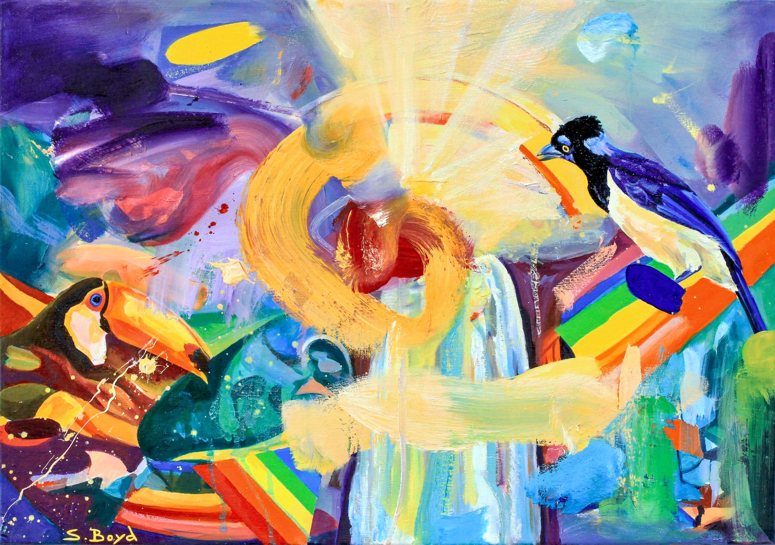 'After Silence' Oil painting on canvas (Location - Argentina)