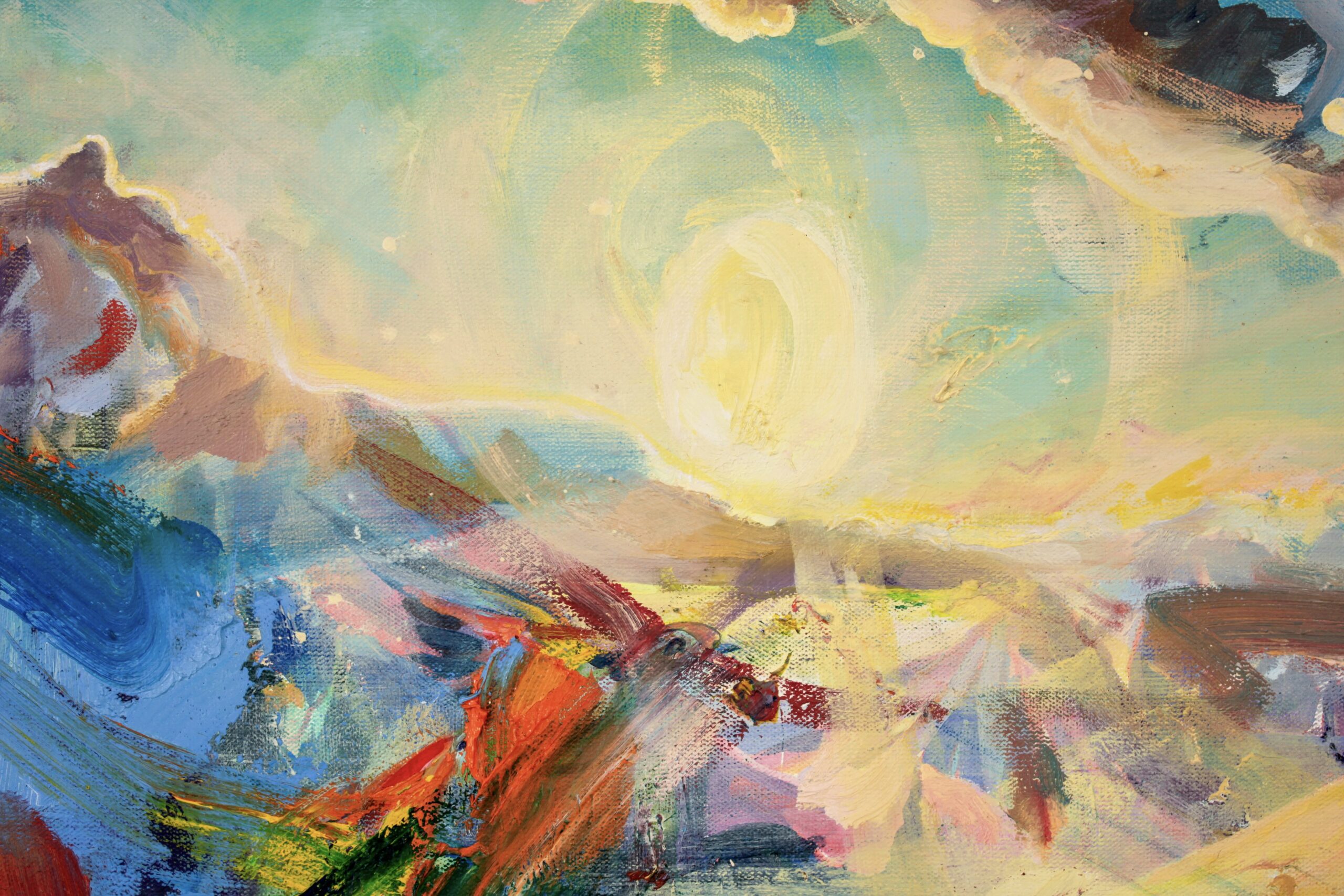 'Albedo' Oil painting on canvas (diptych) (Location - Argentina) - Image 3