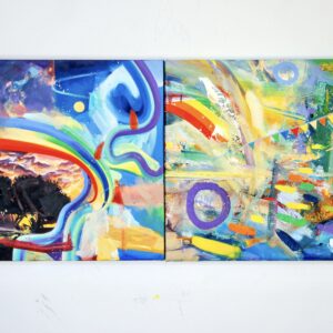 'Carnival' Oil painting on canvas (diptych) (Location - Argentina)