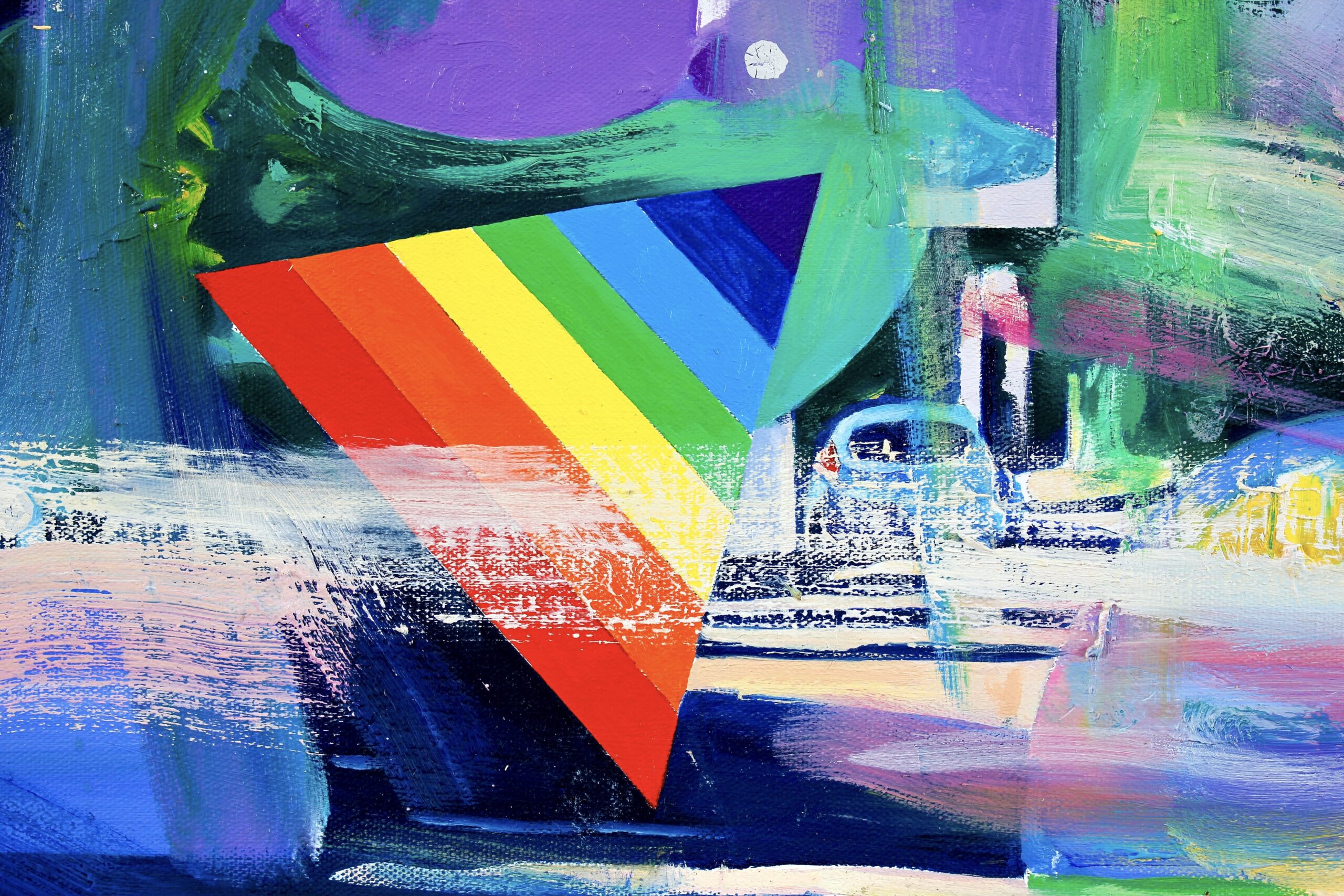 'Orbital' Oil painting on canvas (Location - Argentina) - Image 3