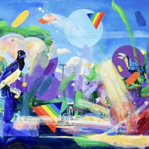 'Orbital' Oil painting on canvas (Location - Argentina)