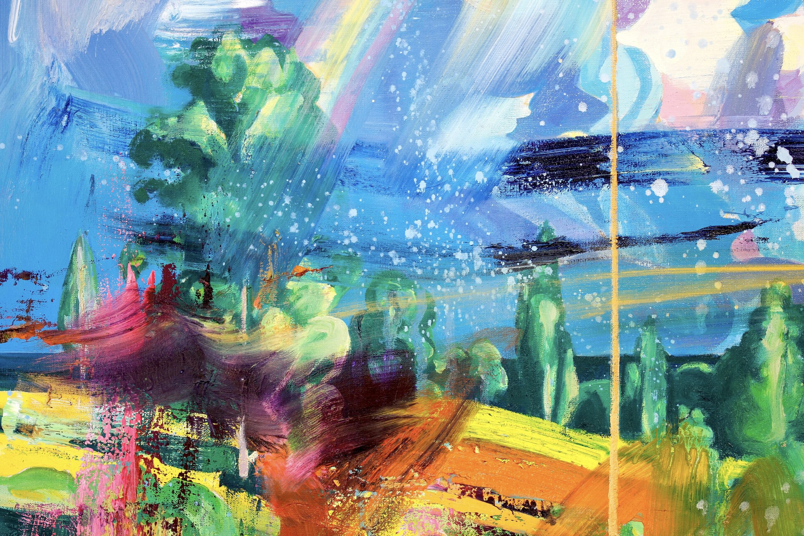 'Prado (Meadow)' Oil painting on canvas (Location - UK) - Image 6