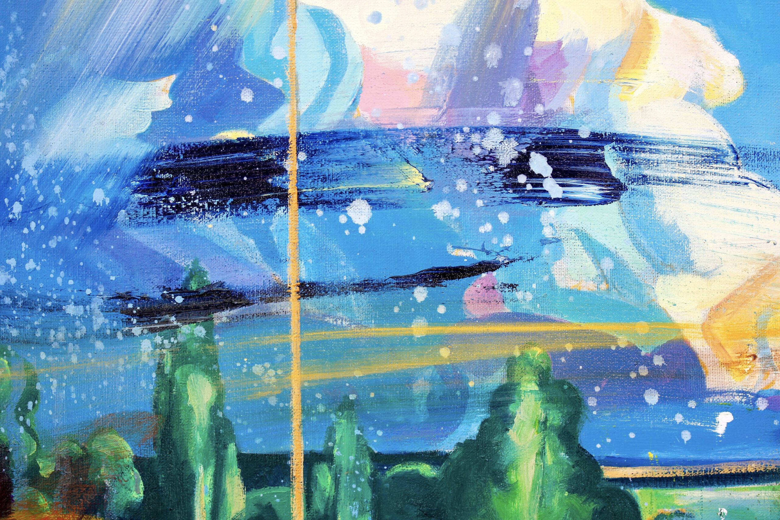 'Prado (Meadow)' Oil painting on canvas (Location - UK) - Image 8