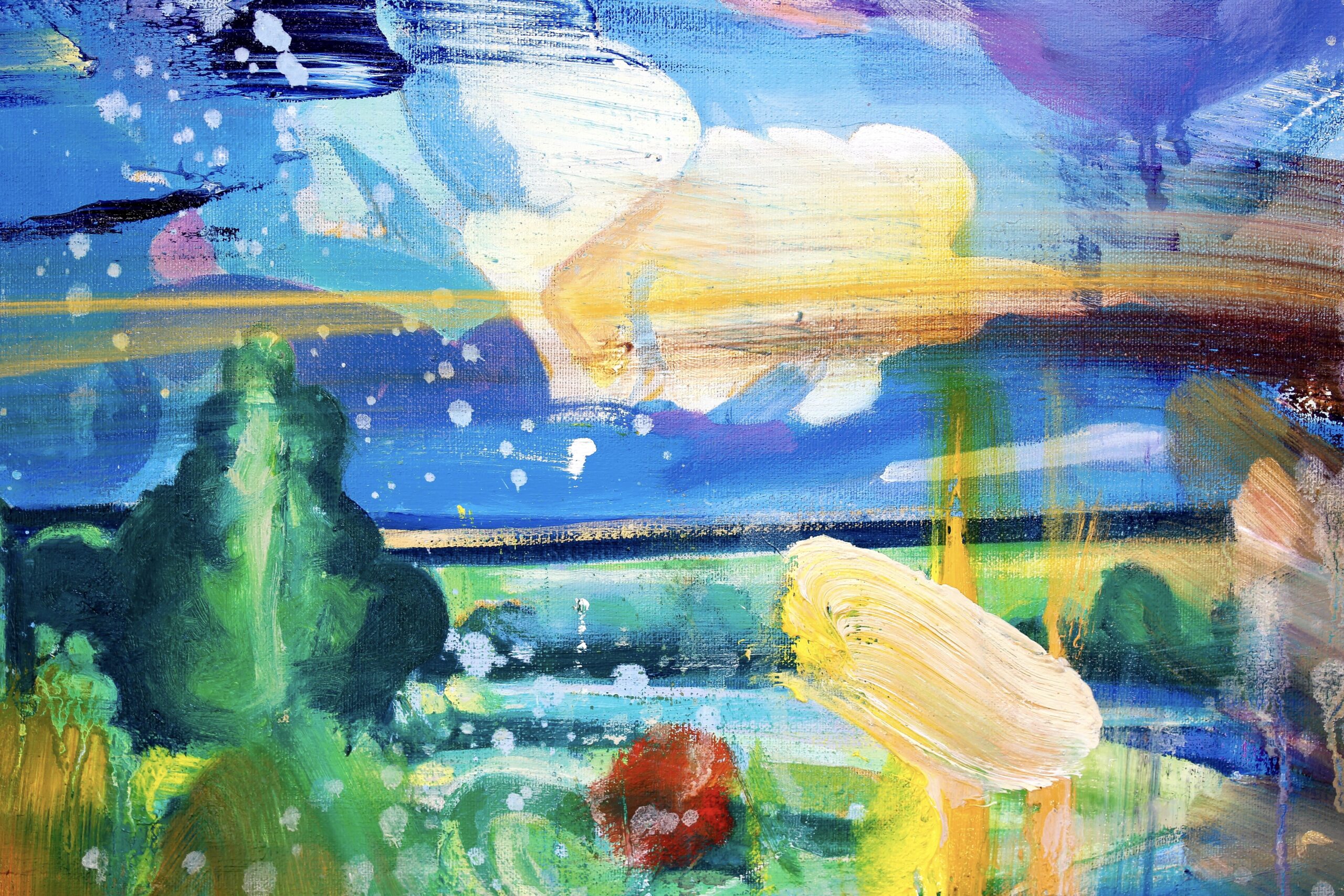 'Prado (Meadow)' Oil painting on canvas (Location - UK) - Image 7