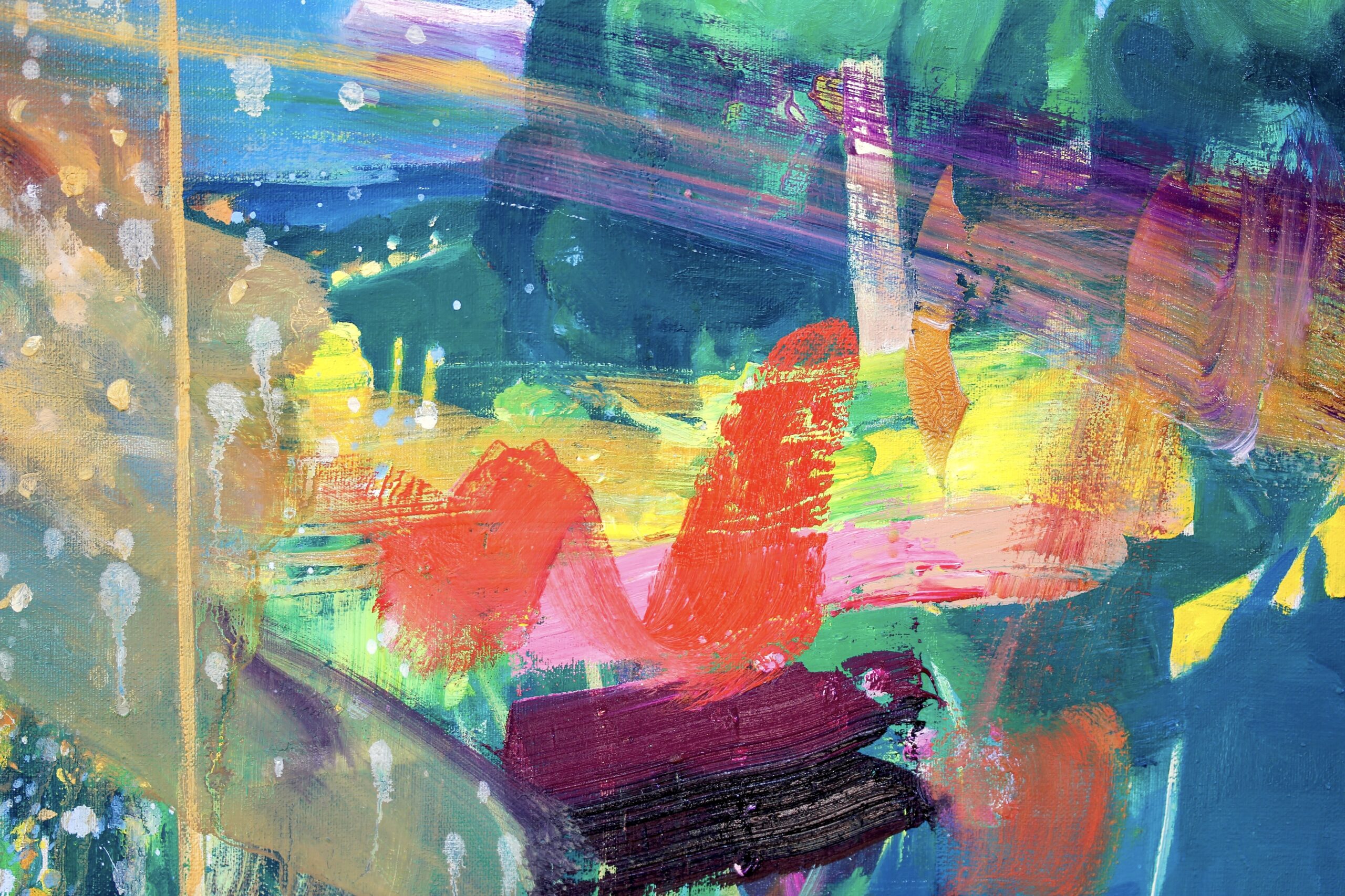 'Prado (Meadow)' Oil painting on canvas (Location - UK) - Image 9