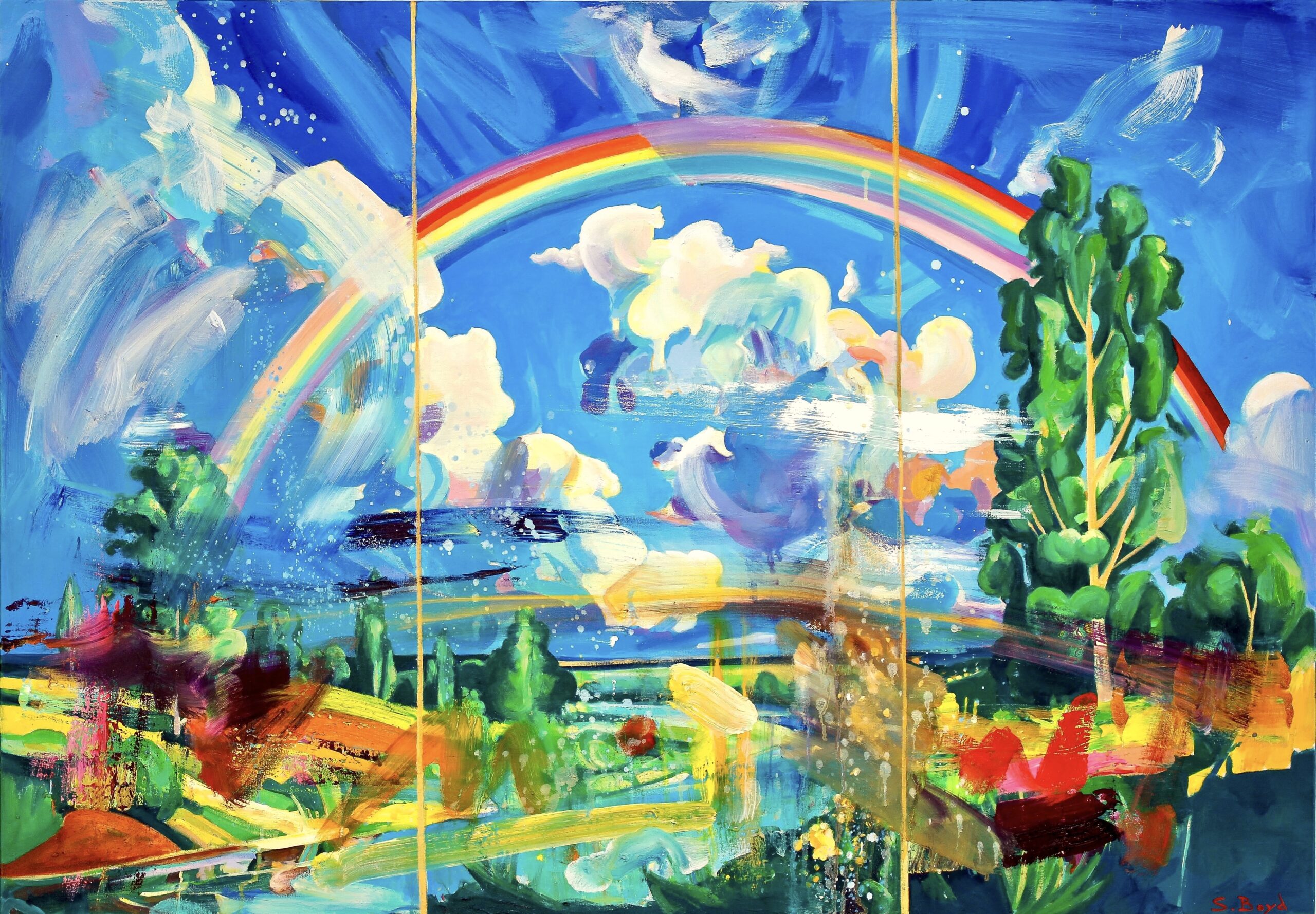 'Prado (Meadow)' Oil painting on canvas (Location - UK)