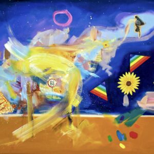 'Ruta 88' Oil painting on canvas (Location - Argentina)