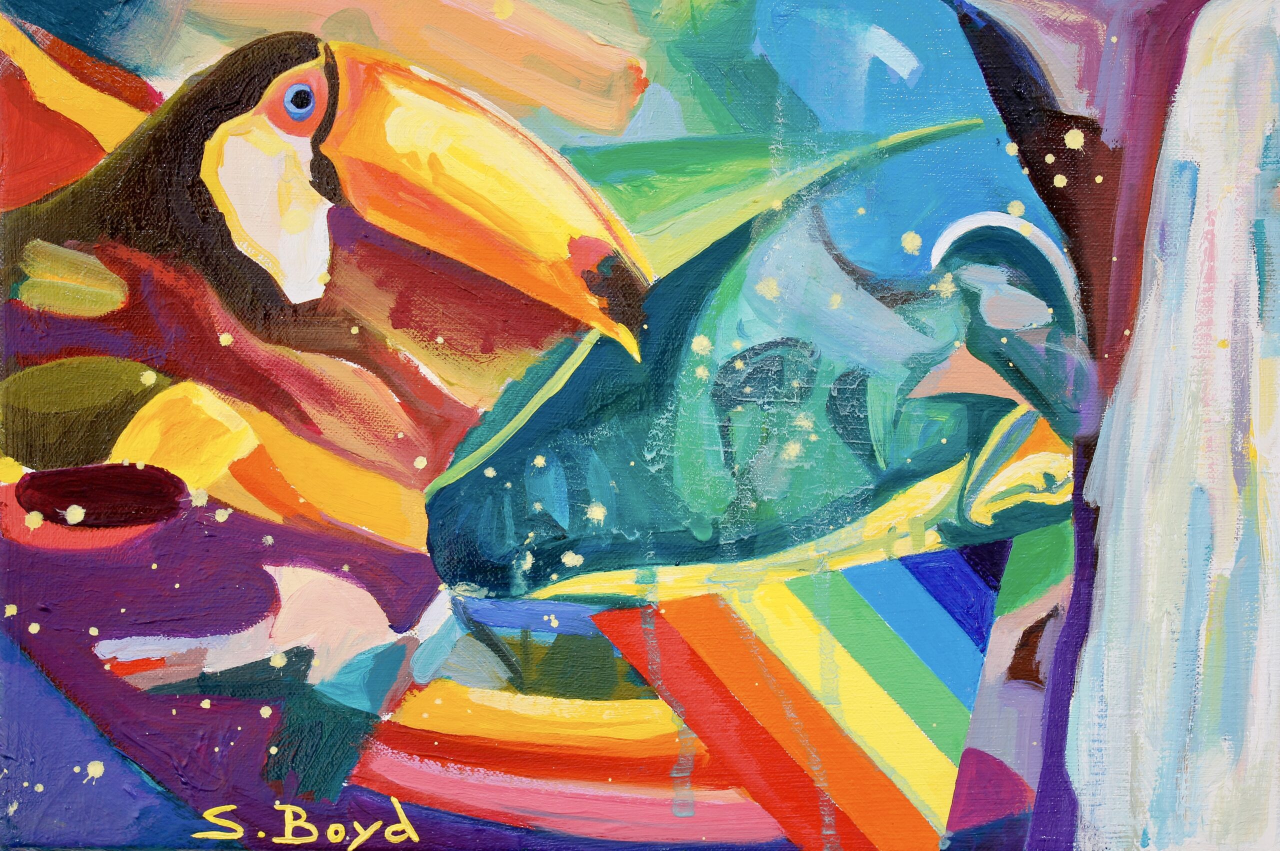 'After Silence' Oil painting on canvas (Location - Argentina) - Image 4