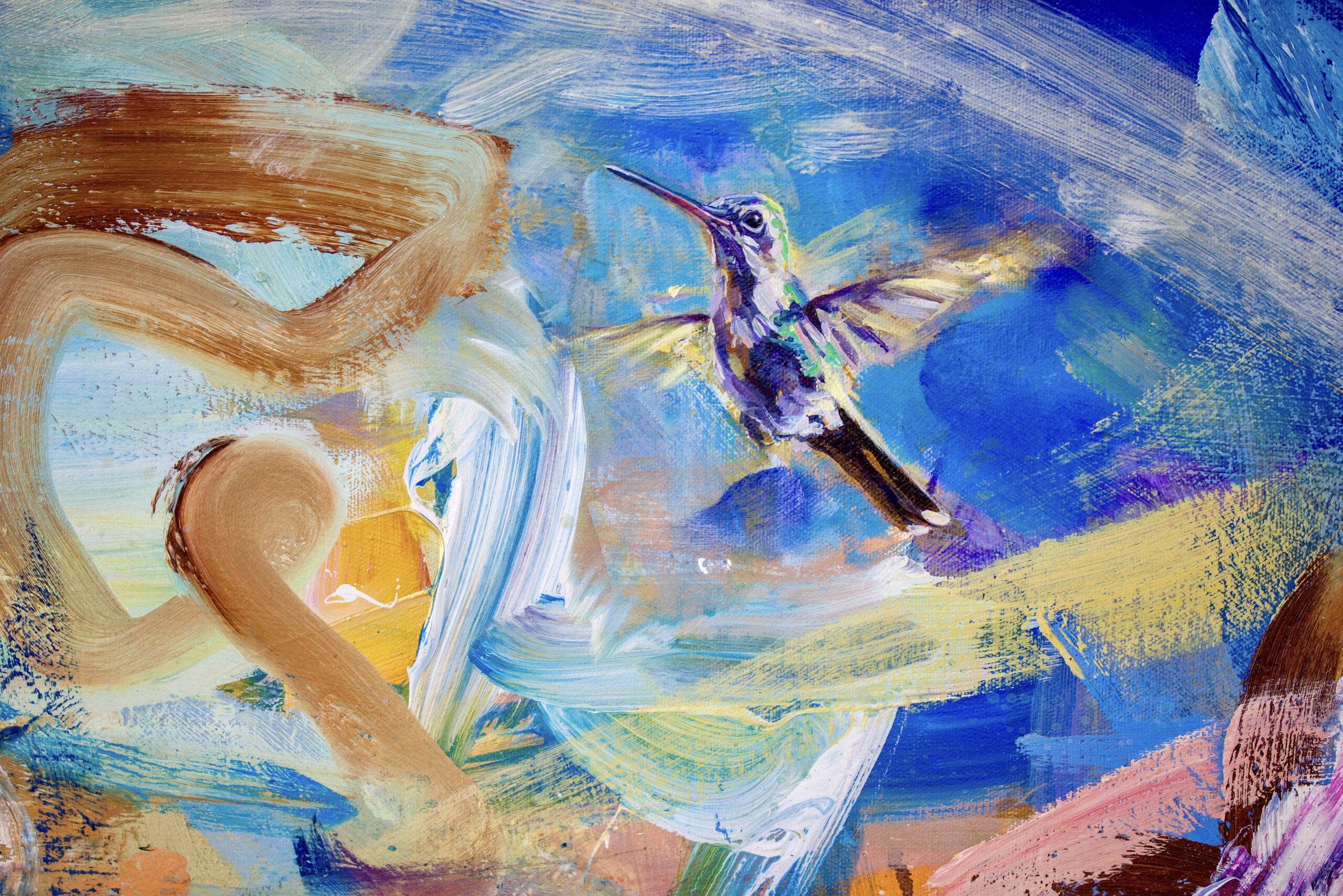 'Origin' Oil painting on canvas - Image 5