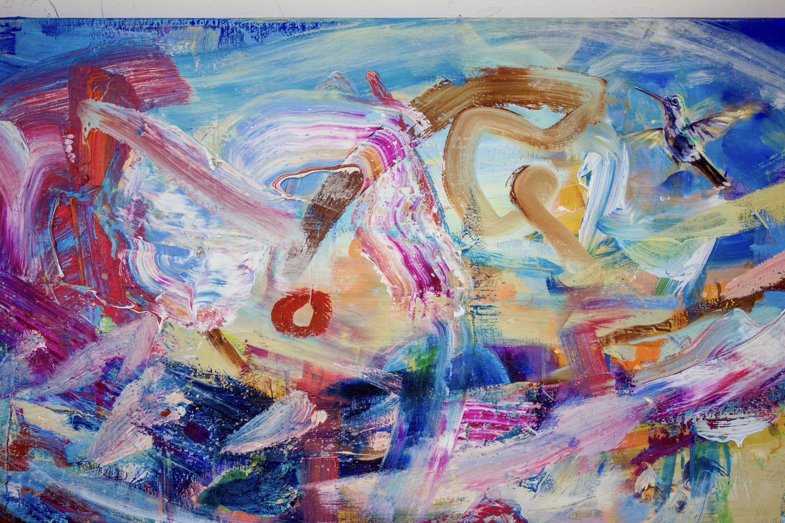 'Origin' Oil painting on canvas - Image 3