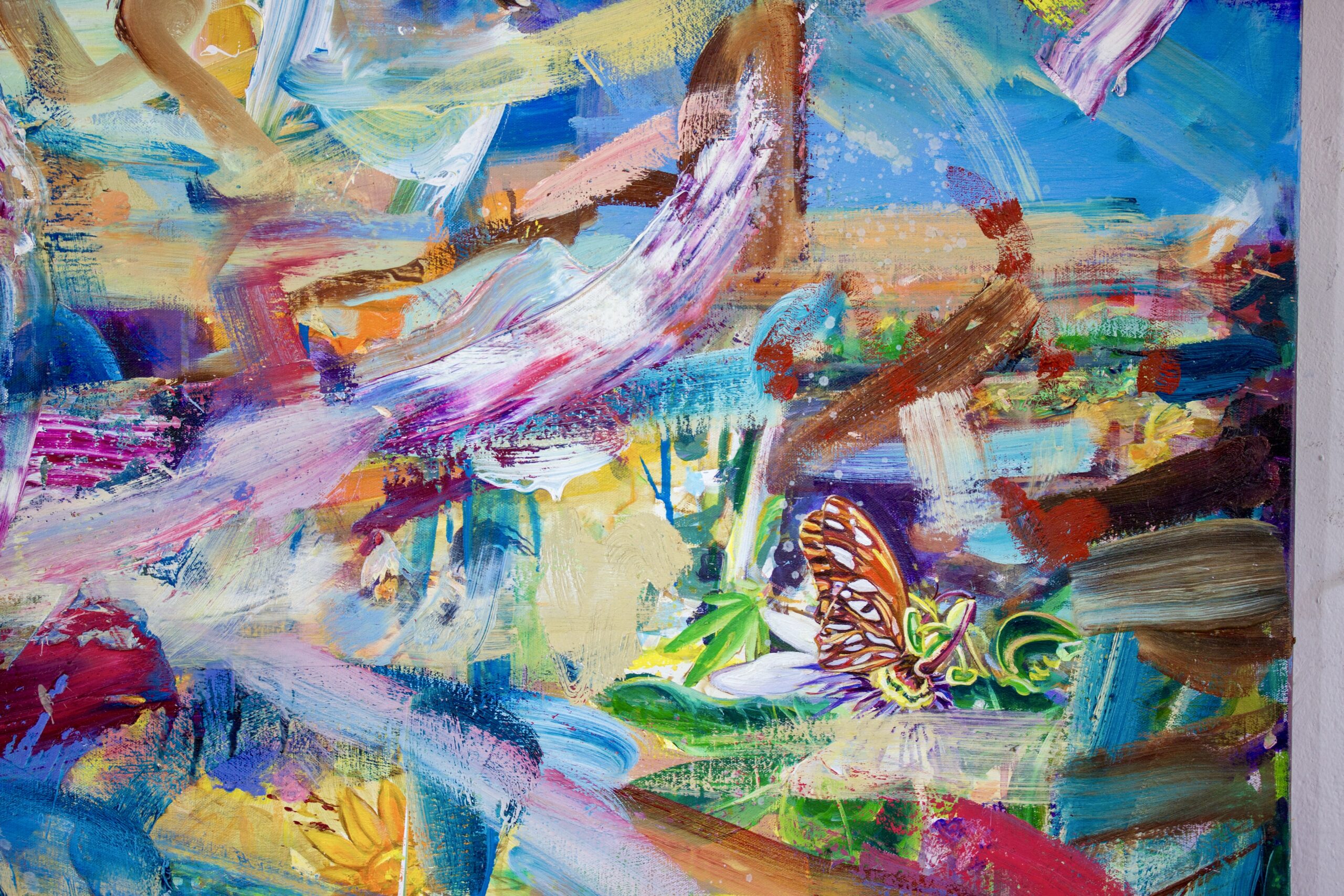 'Origin' Oil painting on canvas - Image 4