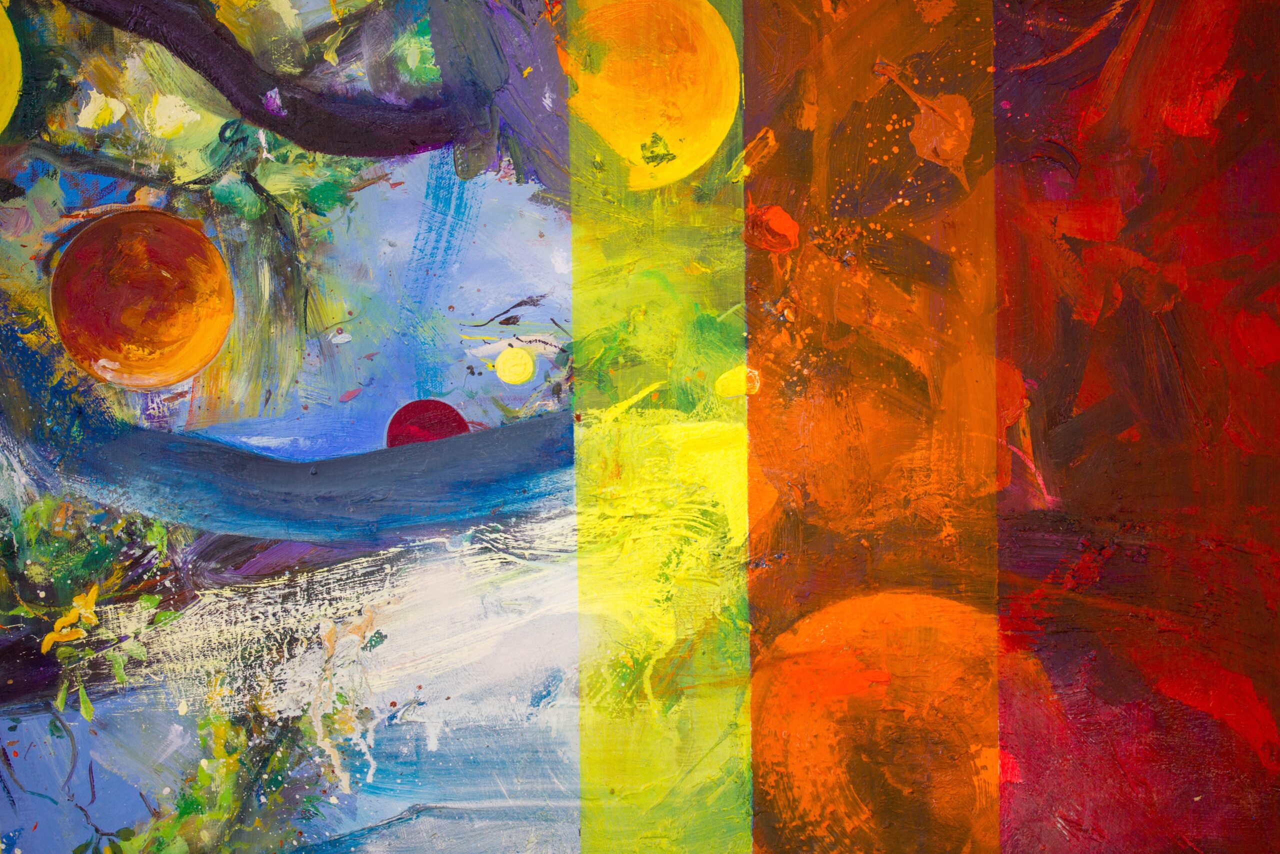 'Golden Trumpet' Oil painting on canvas (Location - UK) - Image 5